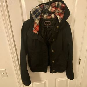 Bomber Jacket with Flannel hood